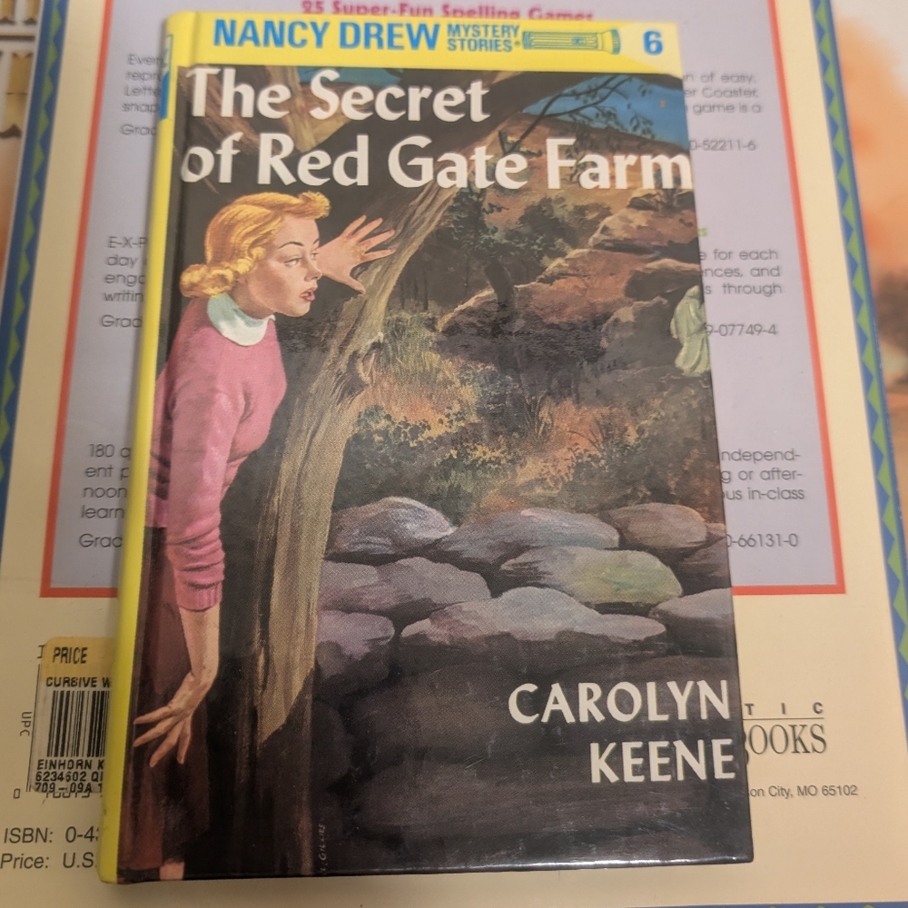 Nancy Drew #6: The Secret Of Red Gate Farm Hardcover Book by Carolyn Keene 1989